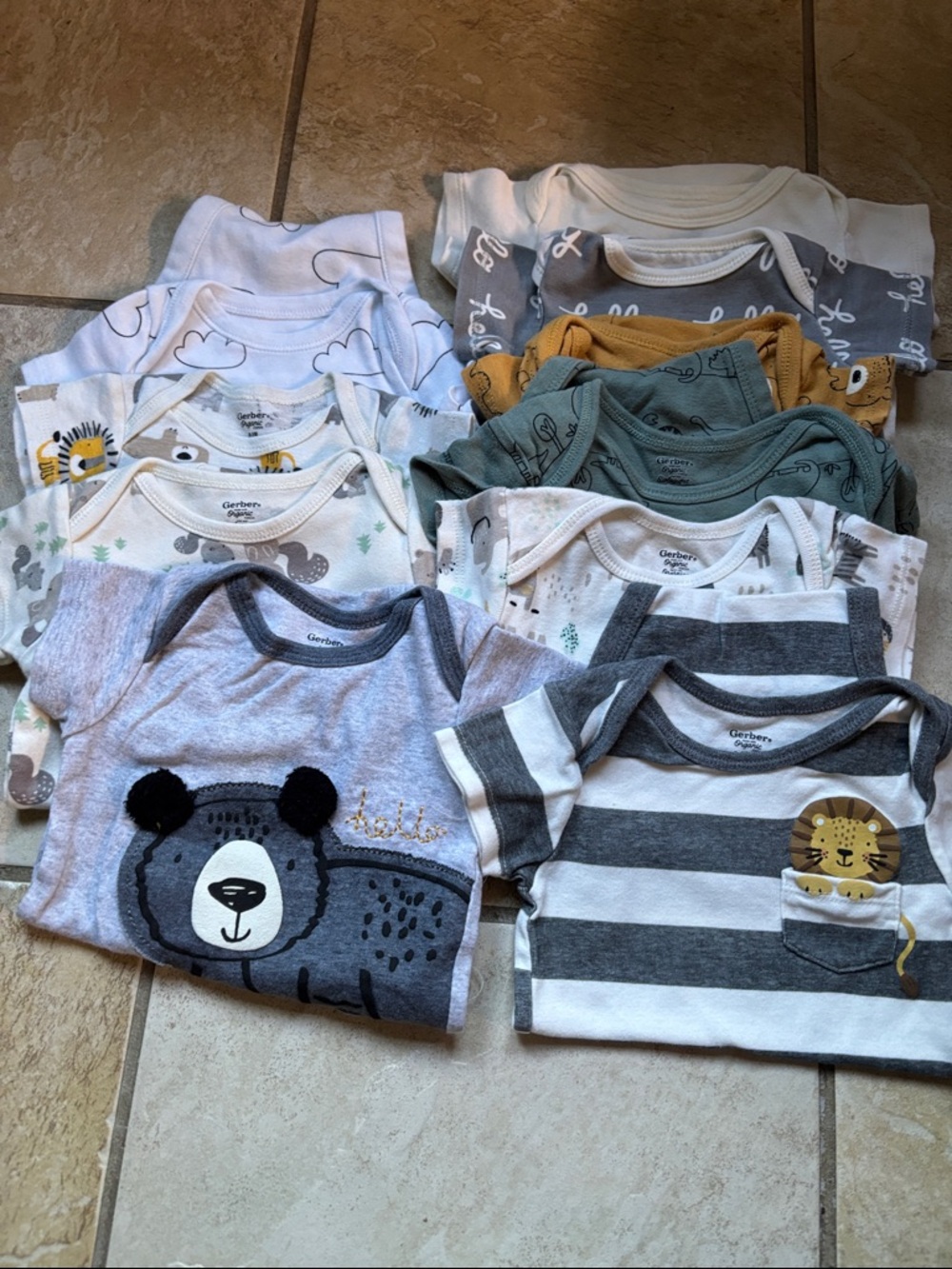 Bundle of Organic cotton onesies